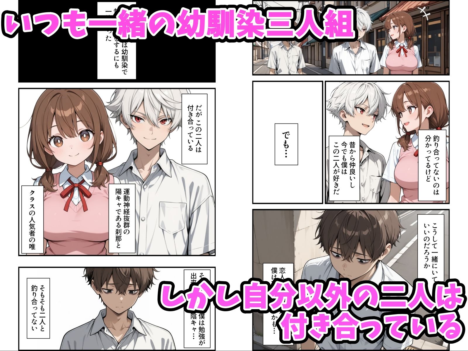 幼馴染をTSさせたので彼女共々堕とす話 サンプル1ページ目