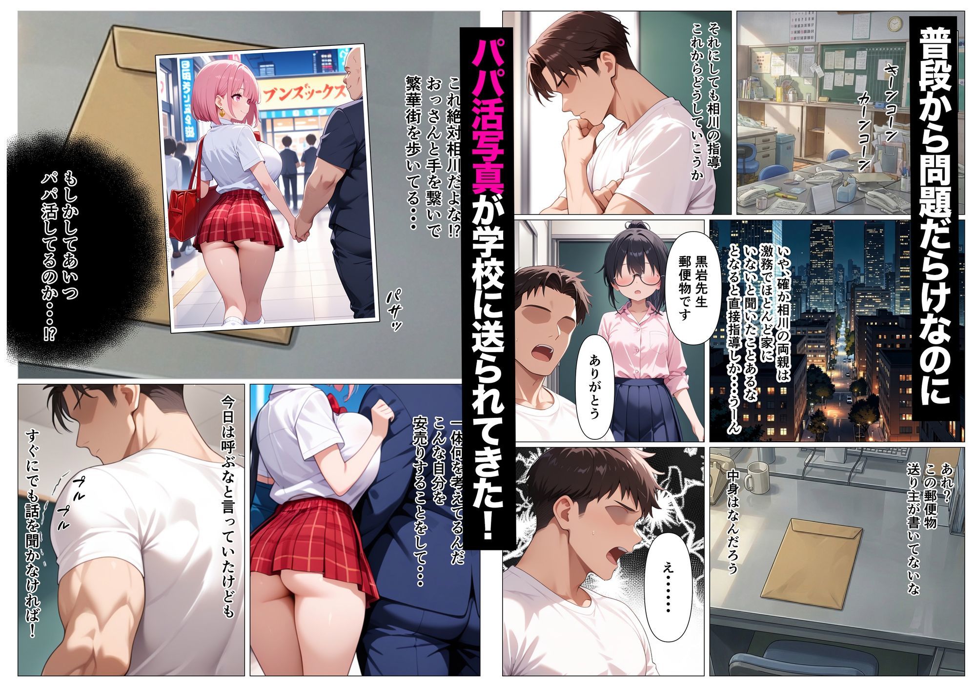 指導部屋は問題児エロかわギャルとのイチャラブ部屋になりました サンプル2ページ目