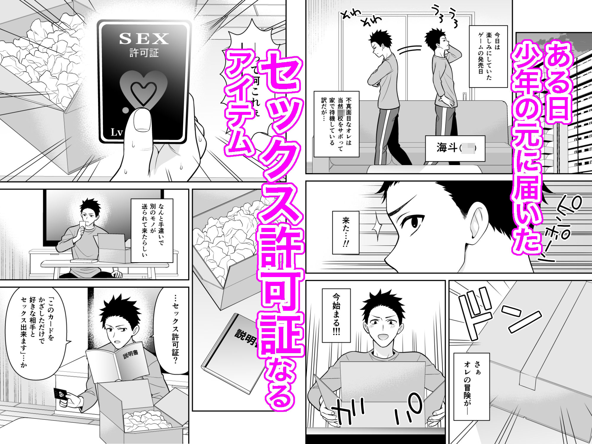 セックス許可証  かざしただけでヤり放題  催●服従 サンプル1ページ目