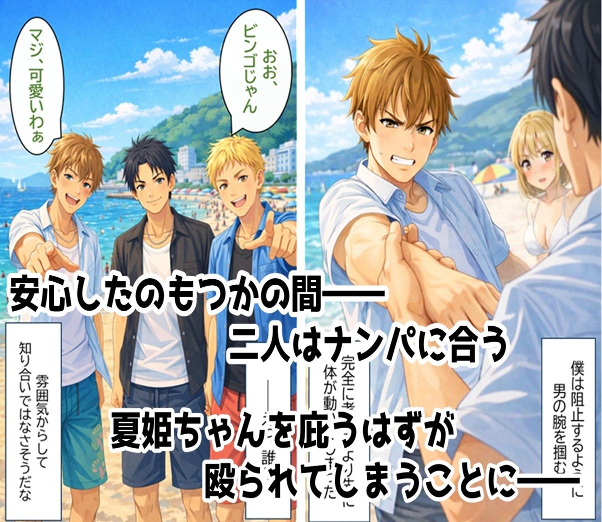 無防備すぎる同級生に、理性が追いつかなかった話 第6話「縛られた傍観者と、海の向こう側」 サンプル3ページ目