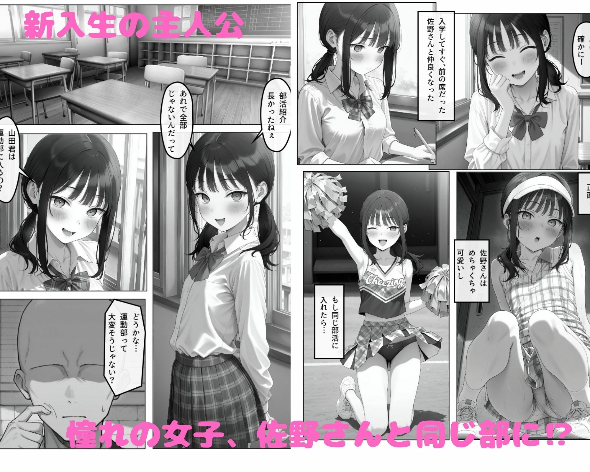 セックス部に入部してみた サンプル1ページ目