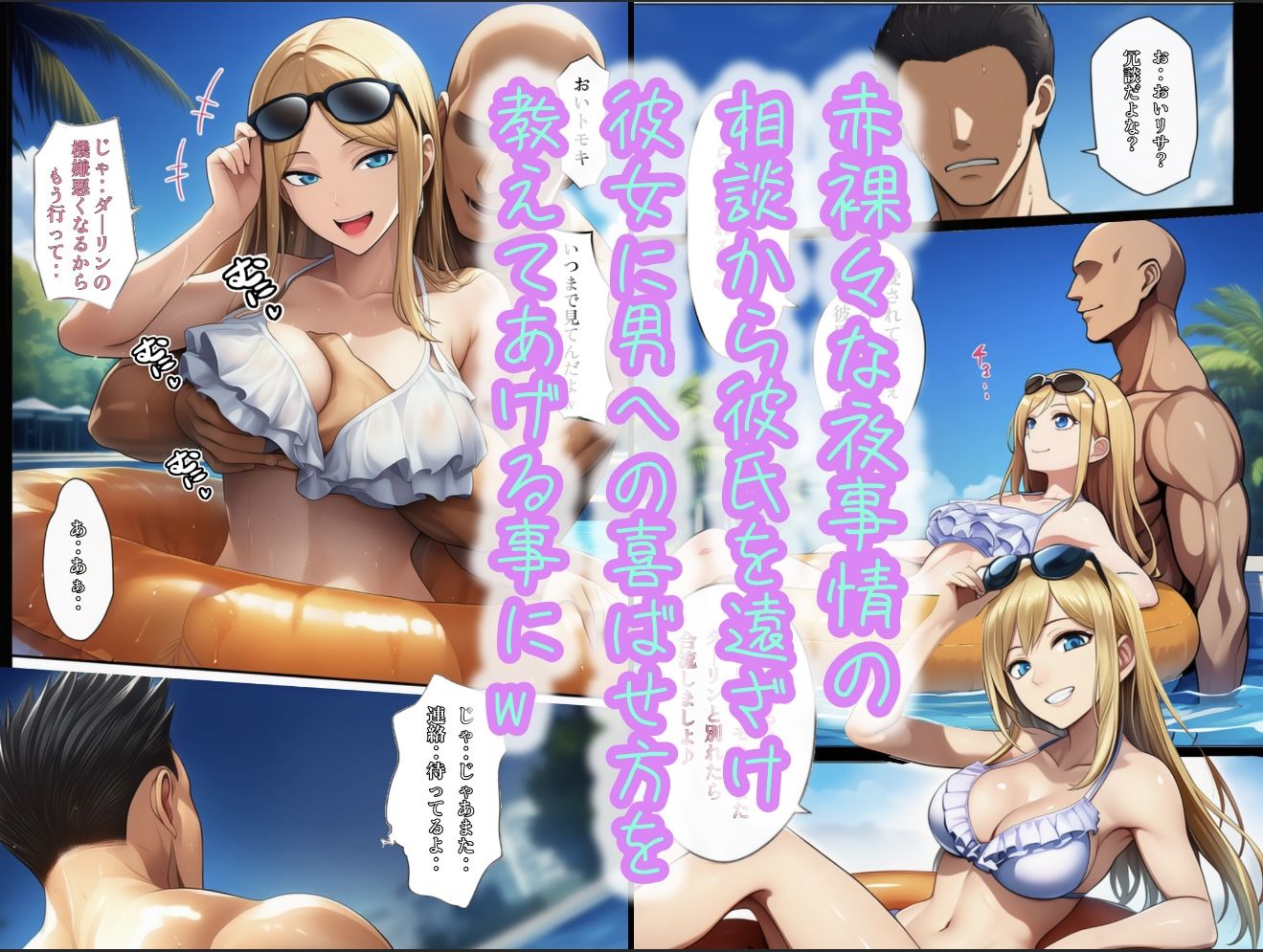 俺だけ何をしても許される世界seen2プール編 サンプル8ページ目