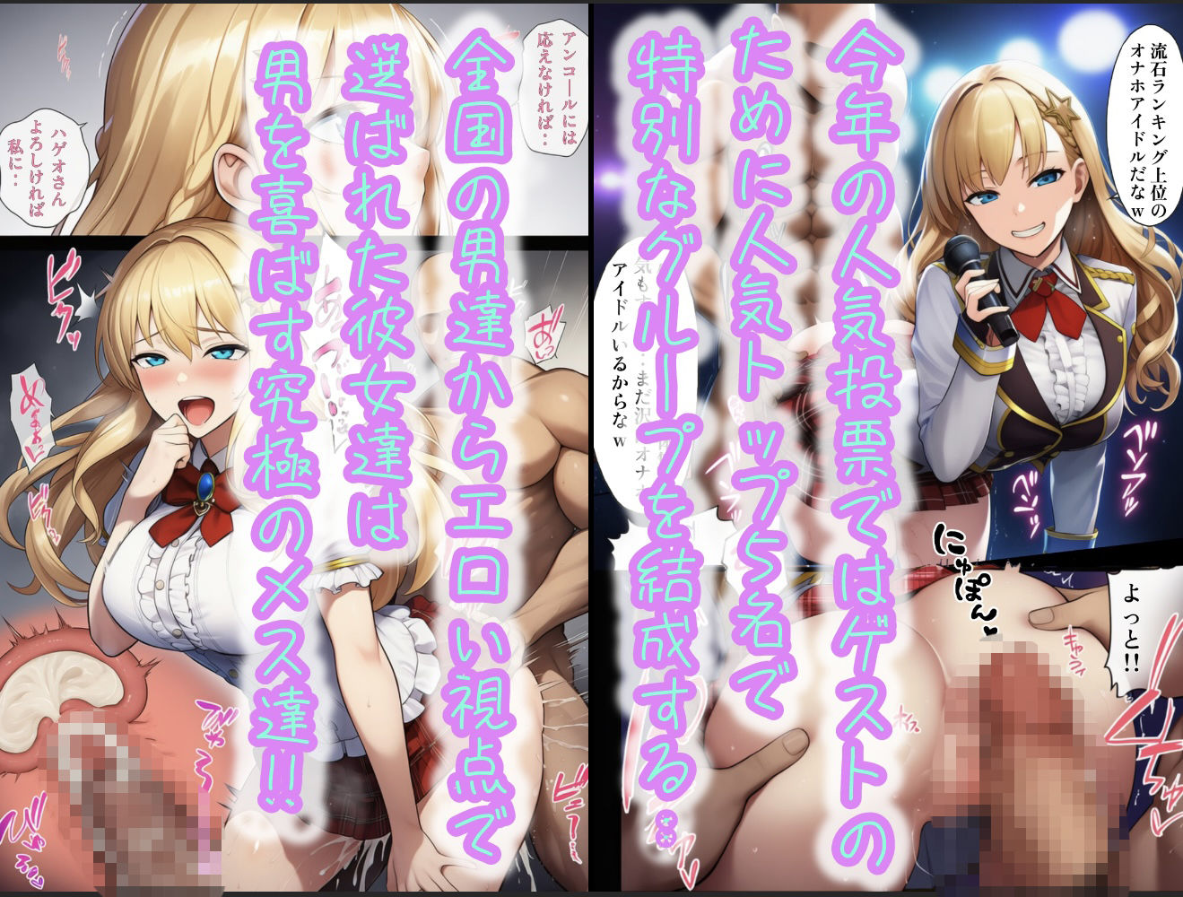 俺だけ何をしても許される世界seen3ライブ編 サンプル4ページ目