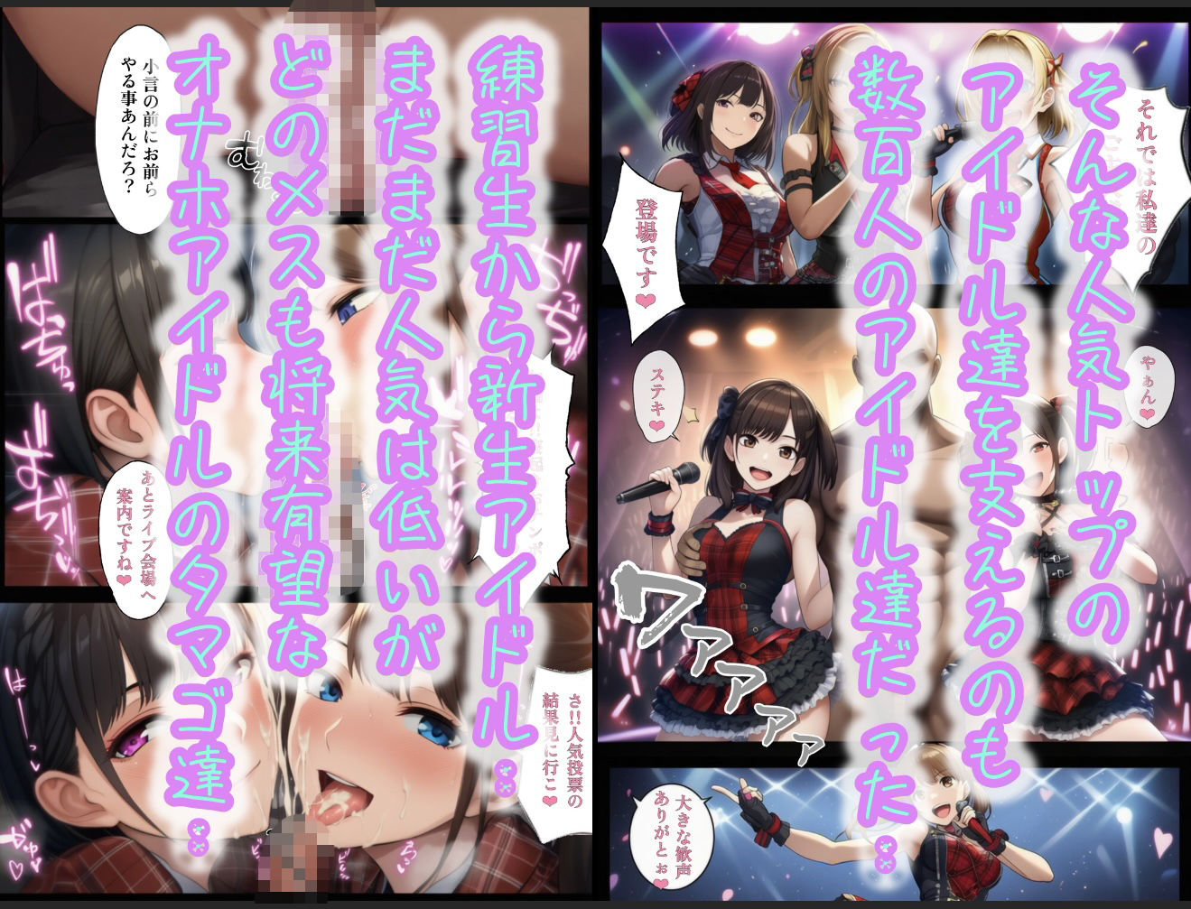 俺だけ何をしても許される世界seen3ライブ編 サンプル8ページ目