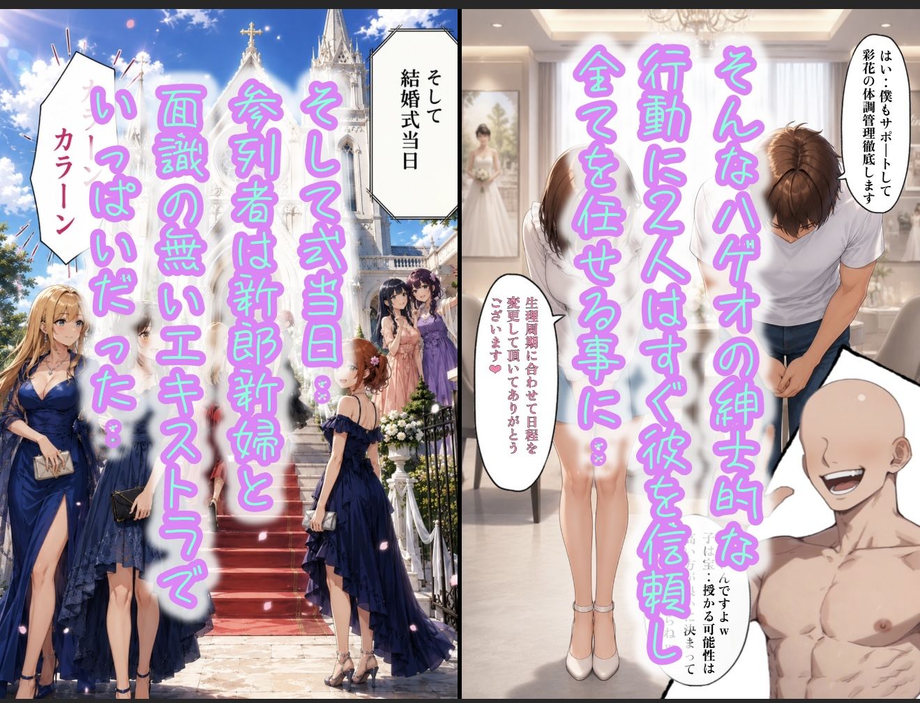 俺だけ何をしても許される世界seen4結婚式編 サンプル6ページ目