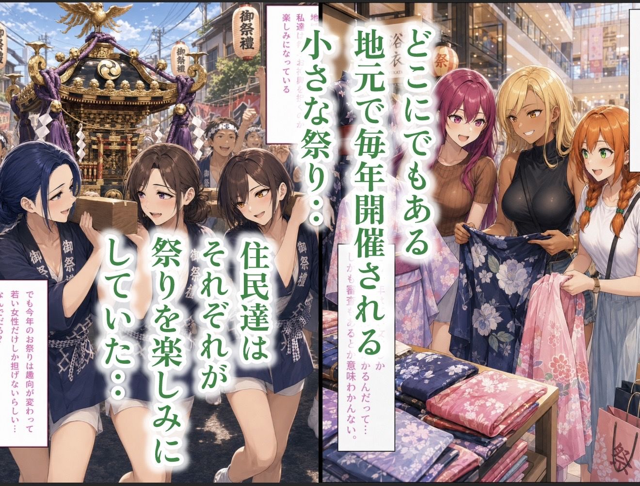 俺だけ何をしても許される世界seen7夏祭り編 サンプル1ページ目