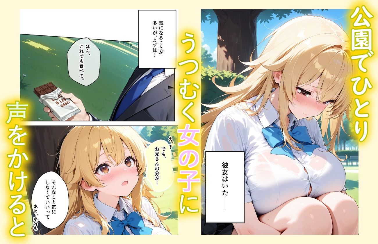 捨て犬みたいな家出少女が幸せエッチしちゃうまで サンプル1ページ目