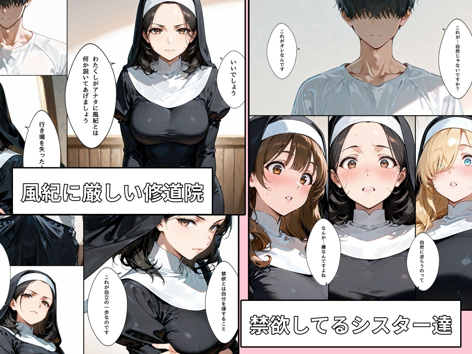 禁欲聖女たちは堕落なんてしない サンプル3ページ目