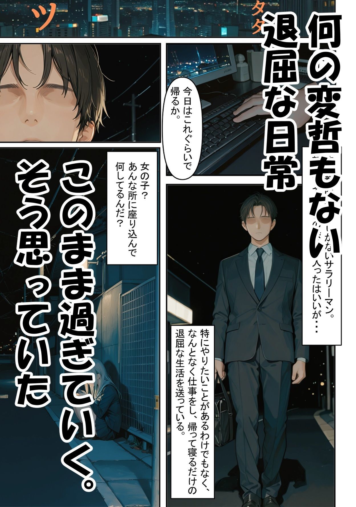 家出少女を拾ったら サンプル1ページ目