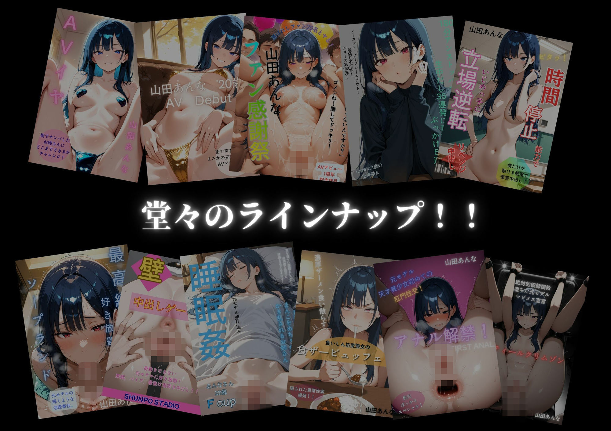 悪徳AVプロダクション  山田杏奈（20） サンプル4ページ目