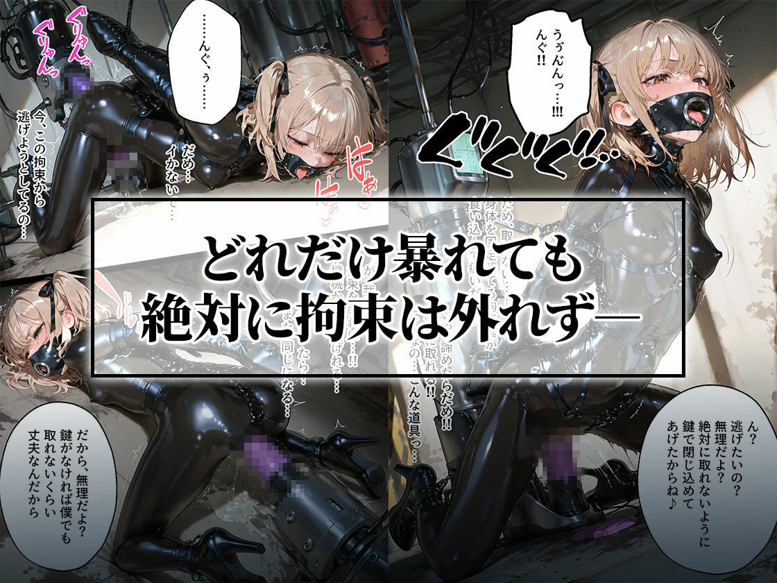 ドMラバースーツ女子の飼い方3｜ペット扱い＆連続マシン絶頂 サンプル6ページ目