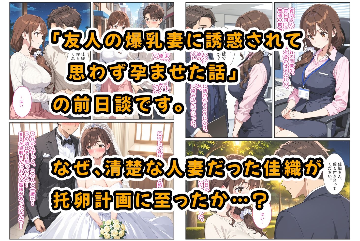 友人の爆乳妻に誘惑されて思わず孕ませた話‐前日譚〜夫の性癖で托卵覚醒した清楚妻〜 サンプル1ページ目