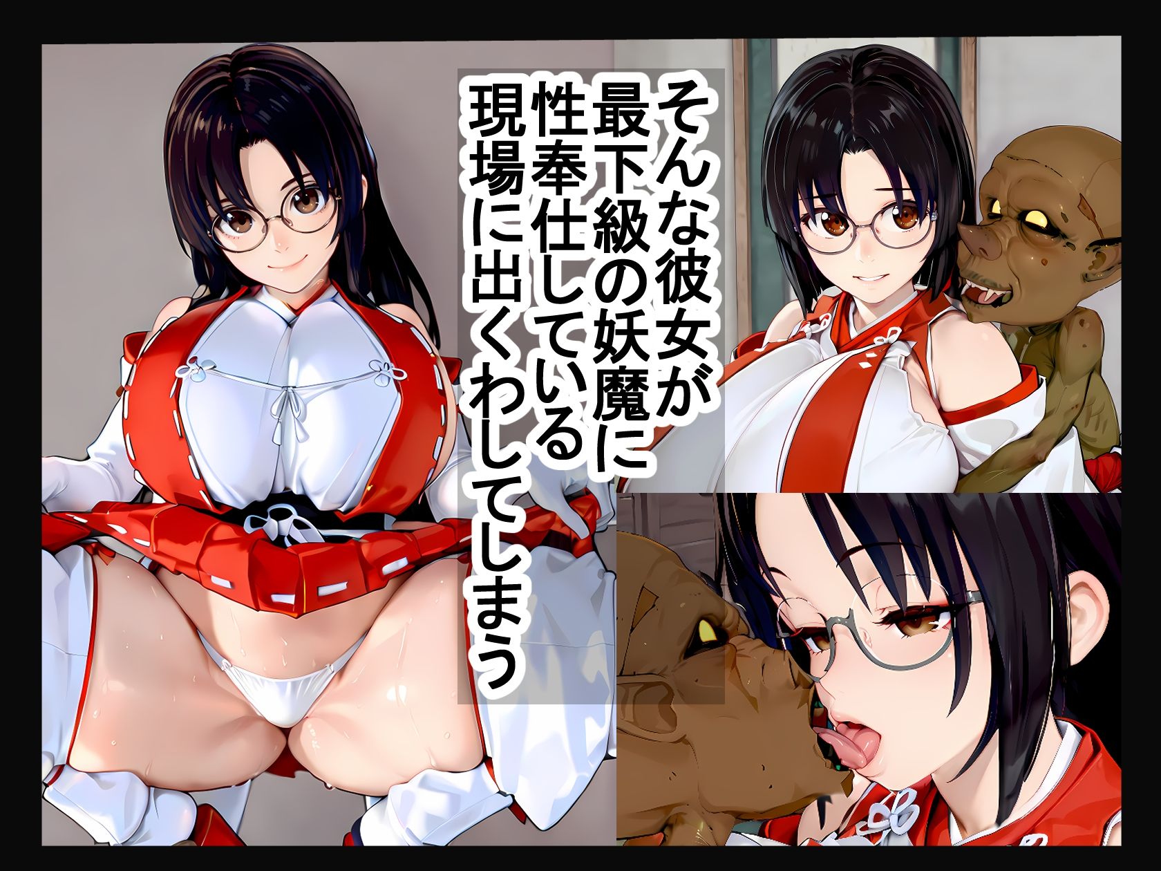 はぐれ退魔士 退魔士催●外伝 サンプル2ページ目