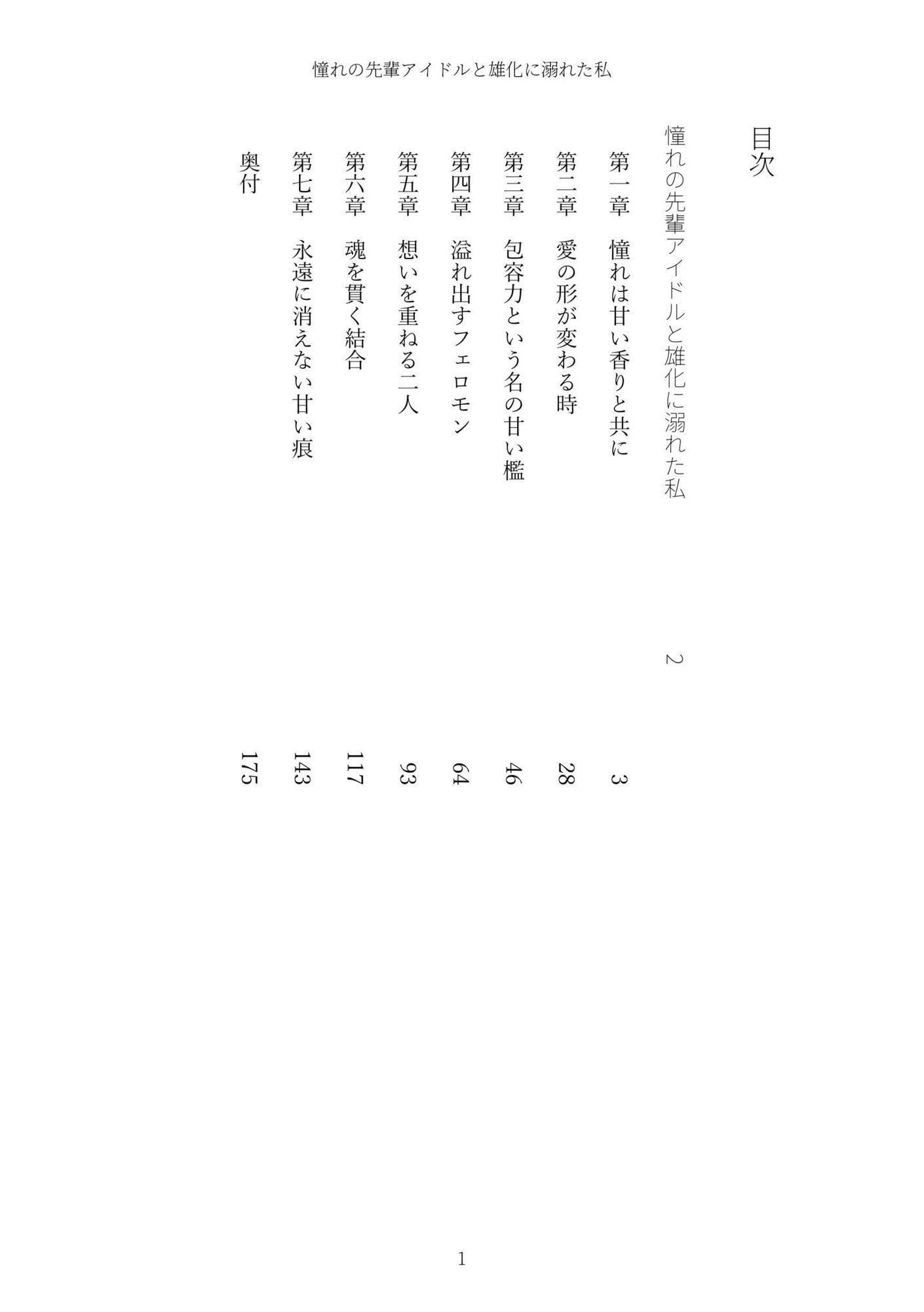 《TS百合譚》憧れの先輩アイドルと雄化に溺れた私 サンプル1ページ目