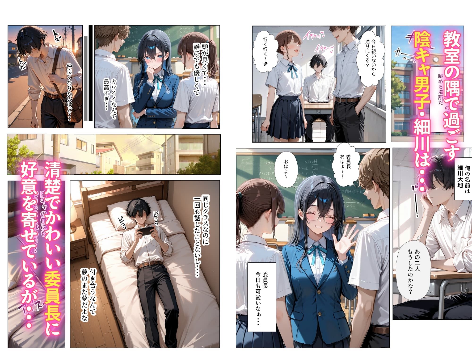 清楚彼女がいるのにギャルとの予行練習（生本番）がやめられない話【ぬるぬるエロアニメ動画同梱】 サンプル1ページ目