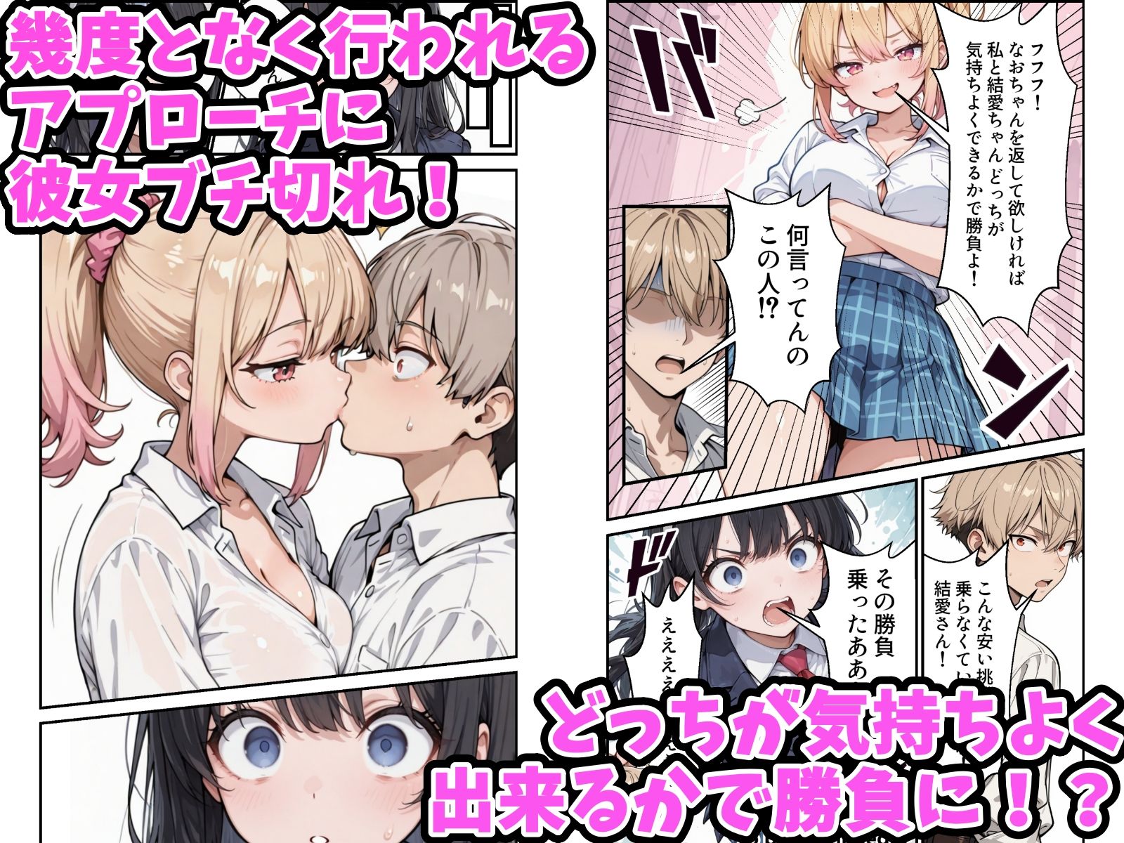 俺の彼女と彼女の姉が全力で搾り取ろうとする話 サンプル2ページ目