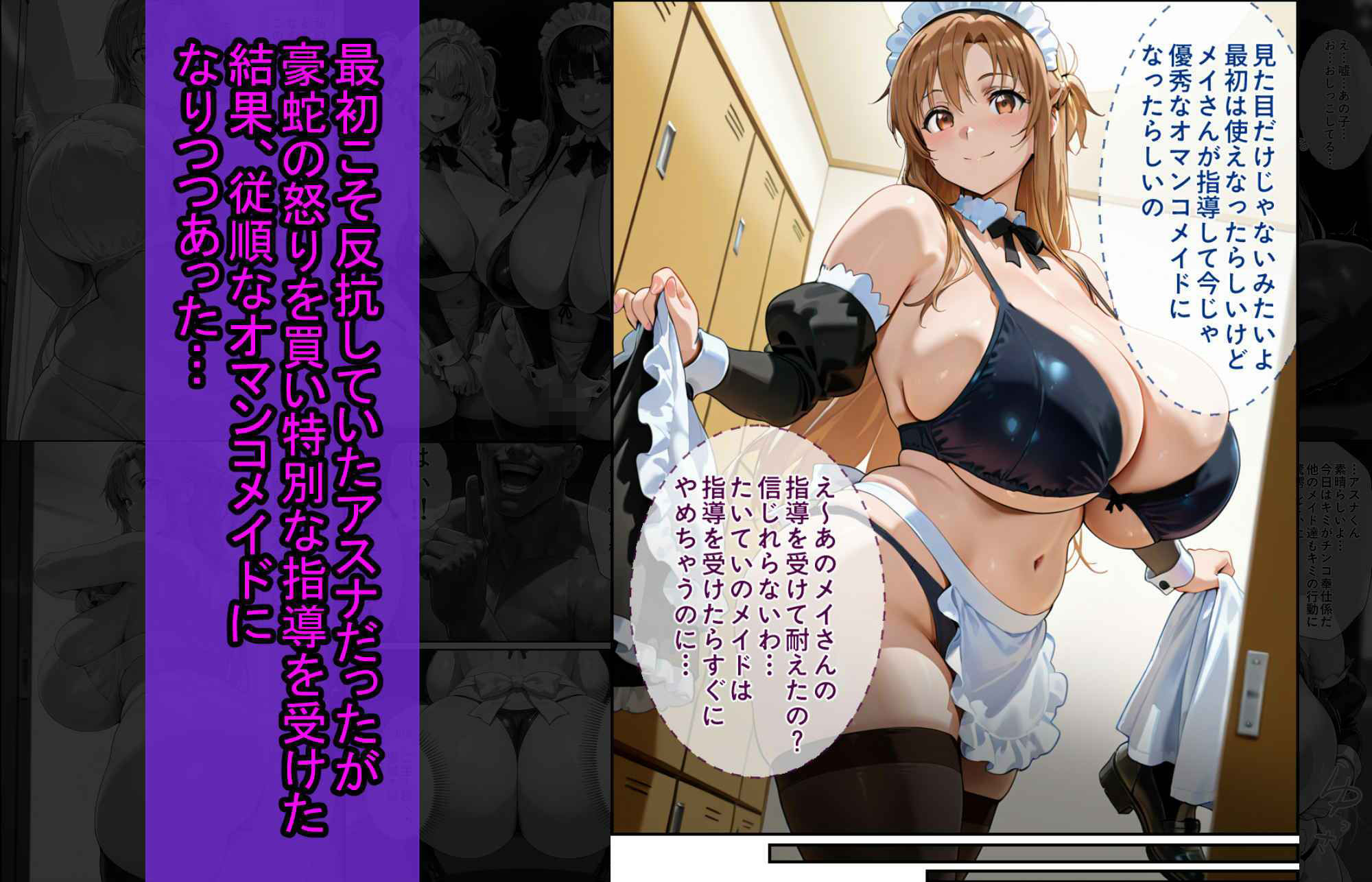 爆乳J●  アスナちゃんが巨根おじさんに寝取られる  話5 サンプル7ページ目