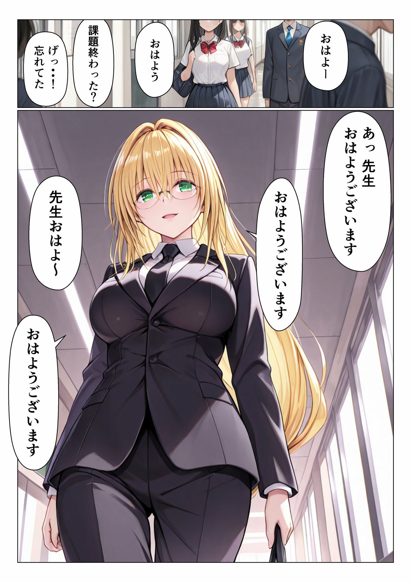 先生のおしごと サンプル3ページ目