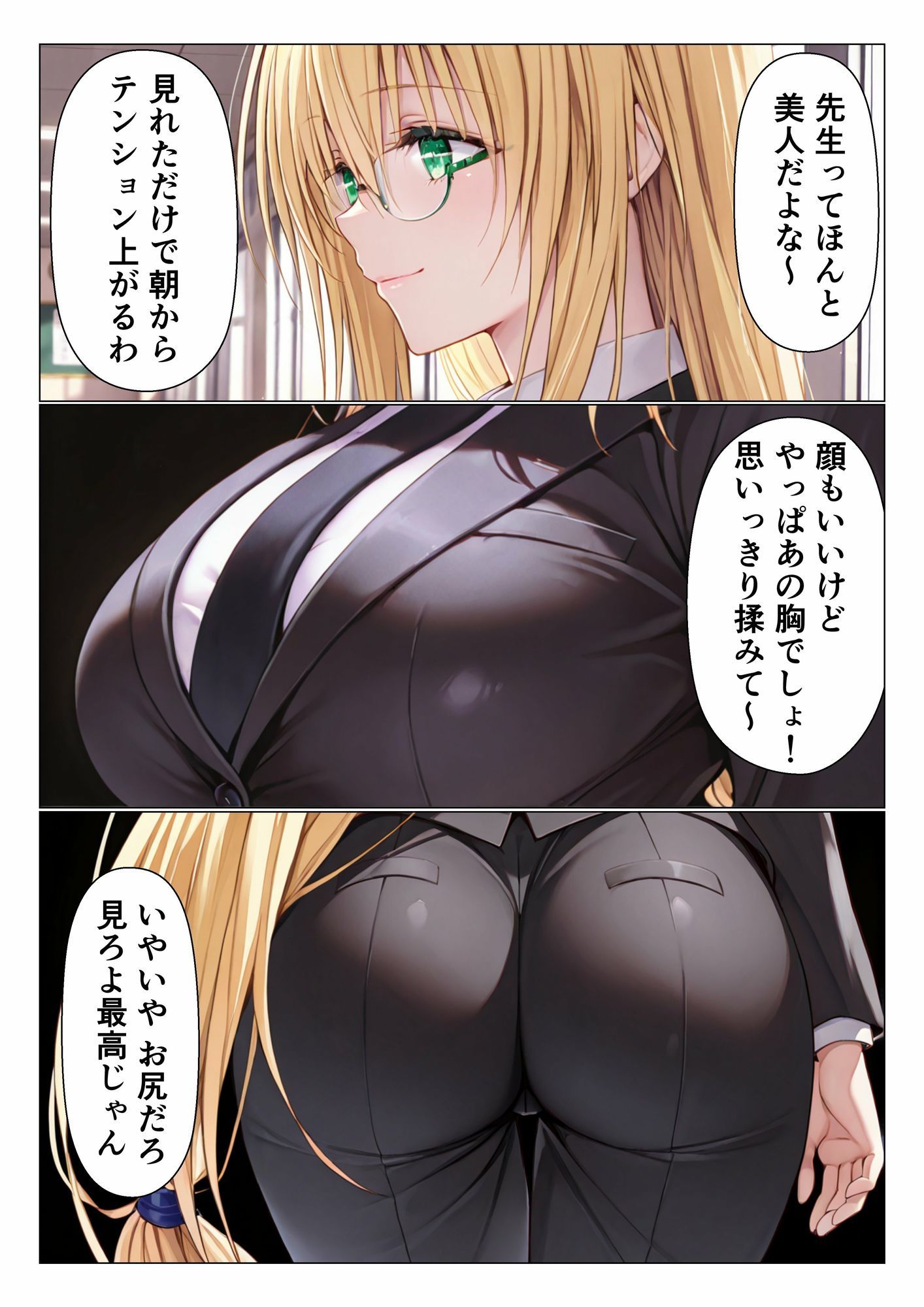 先生のおしごと サンプル4ページ目
