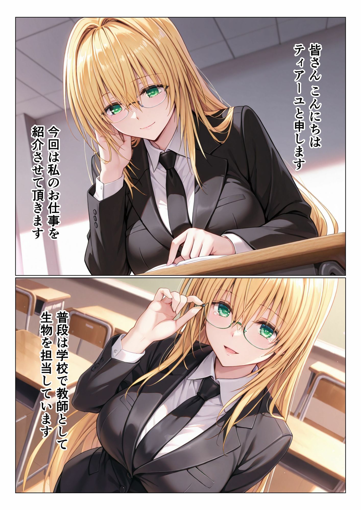 先生のおしごと サンプル6ページ目