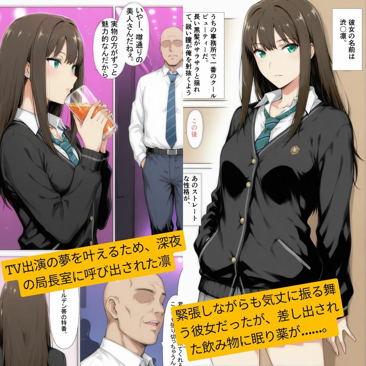 アイドル失格 渋〇凛 ―睡眠便器に堕ちる夜― サンプル5ページ目