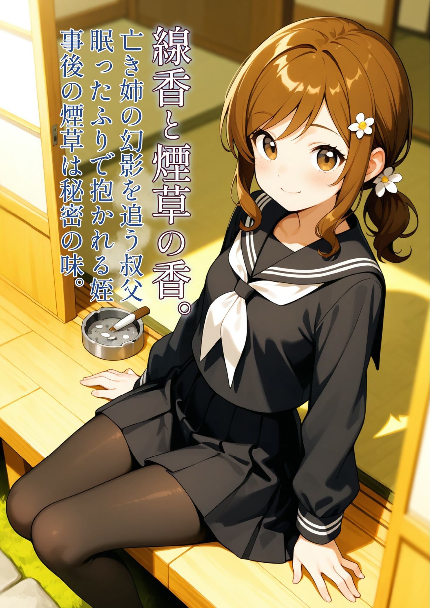 線香と煙草の香。 サンプル1ページ目