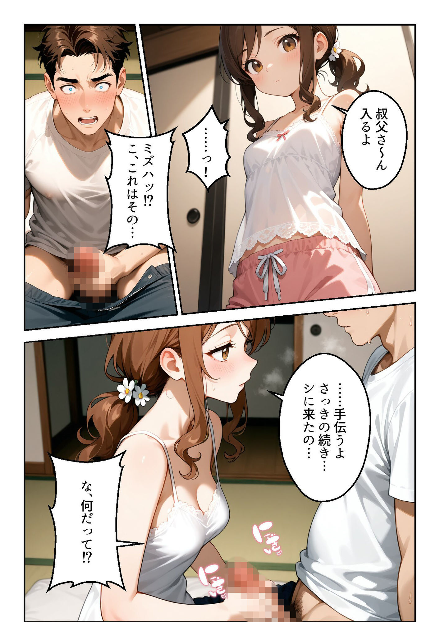 線香と煙草の香。 サンプル4ページ目