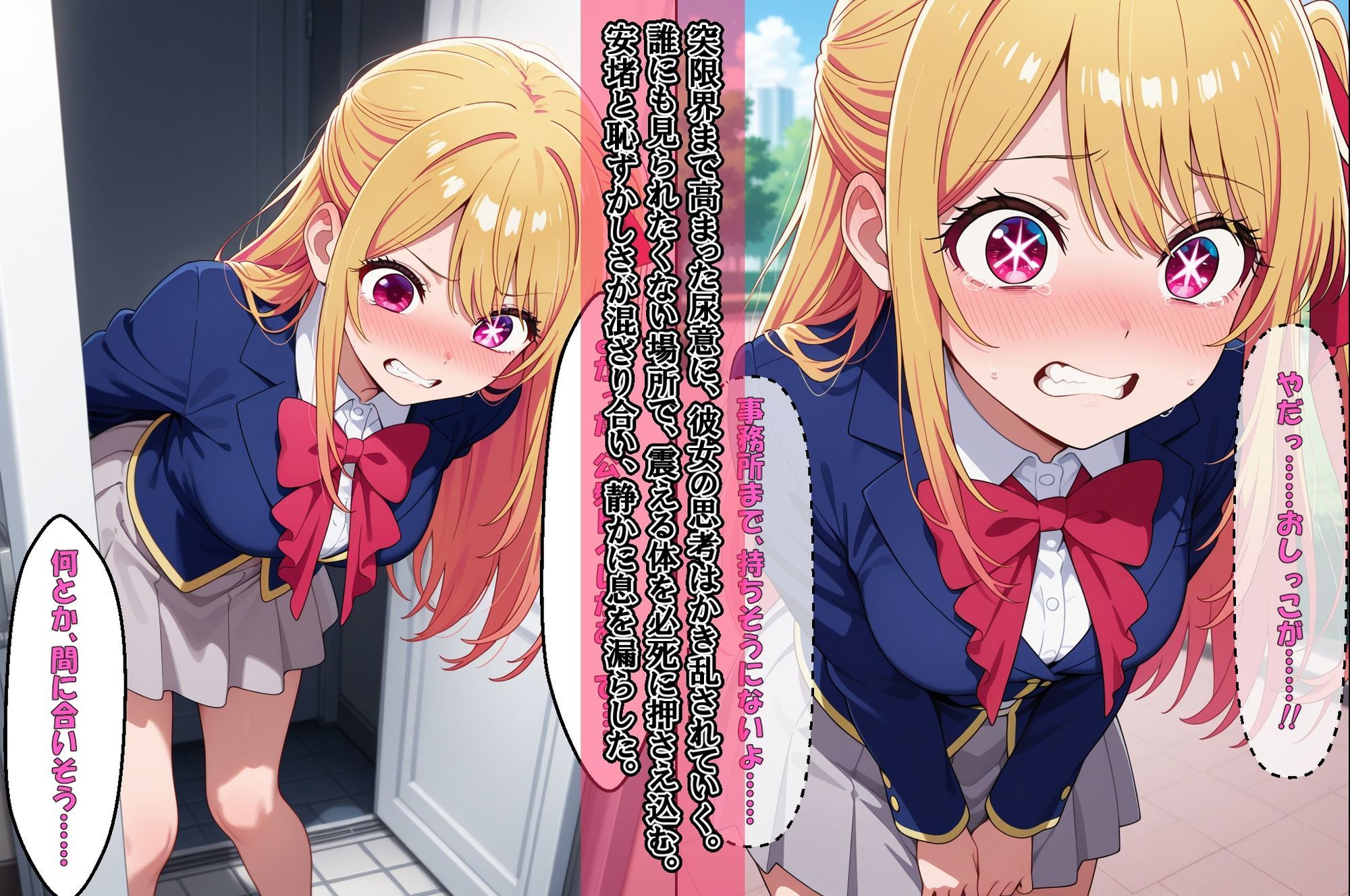 『◇ アイドル、捕獲完了（星〇アイ） ◇』＆『◇ アイドル、トイレの悪夢（星〇ルビー） ◇』2冊セット サンプル6ページ目