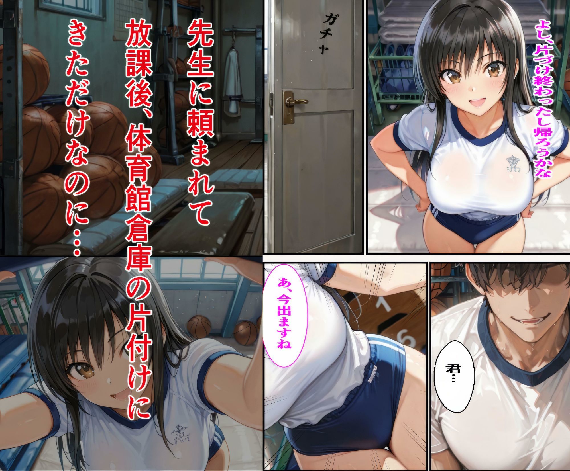 ◆放課後の古手〇唯の悲劇◆ サンプル1ページ目