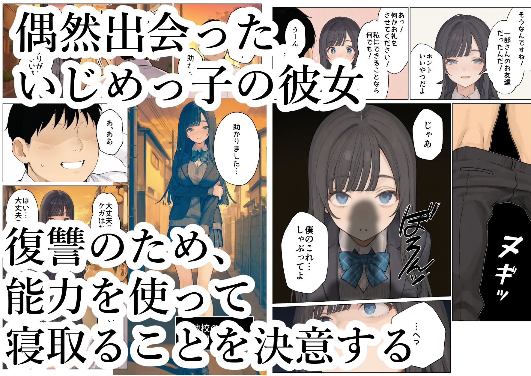 簒奪-いじめられっ子の僕が、いじめっ子の彼女寝とって復讐した話- サンプル3ページ目