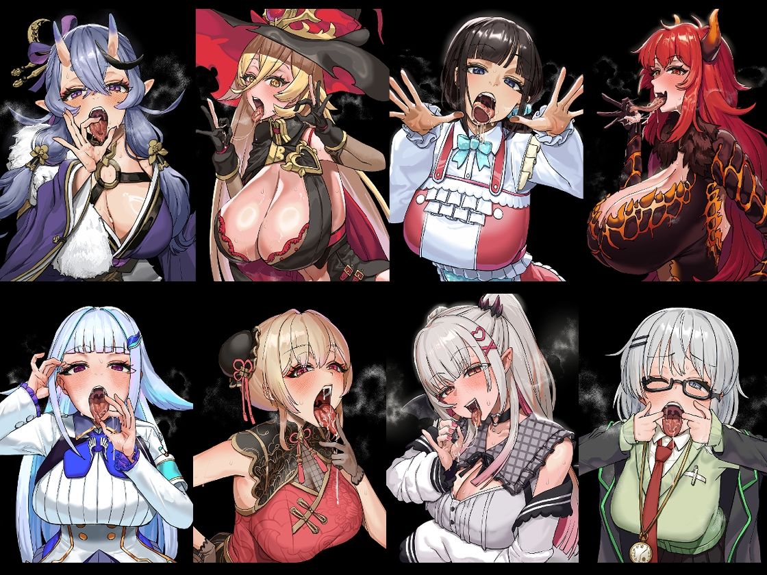 VTuberまとめ本  ケケ炭BOX サンプル8ページ目
