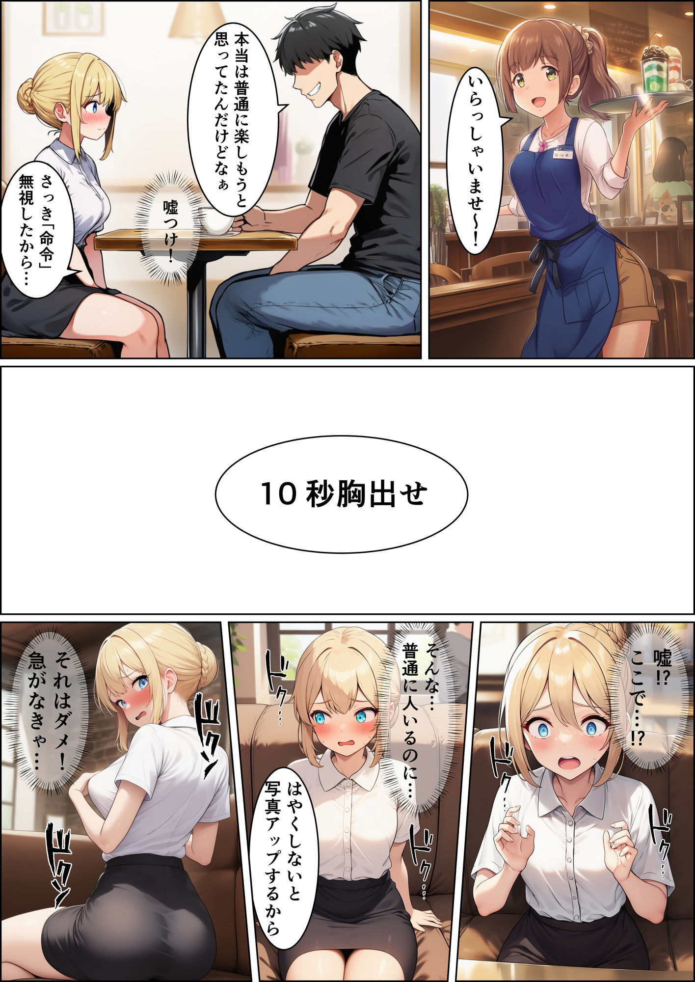初めての勧誘で人生が変わっちゃった女の子の話  ご主人様との出会い編 サンプル7ページ目