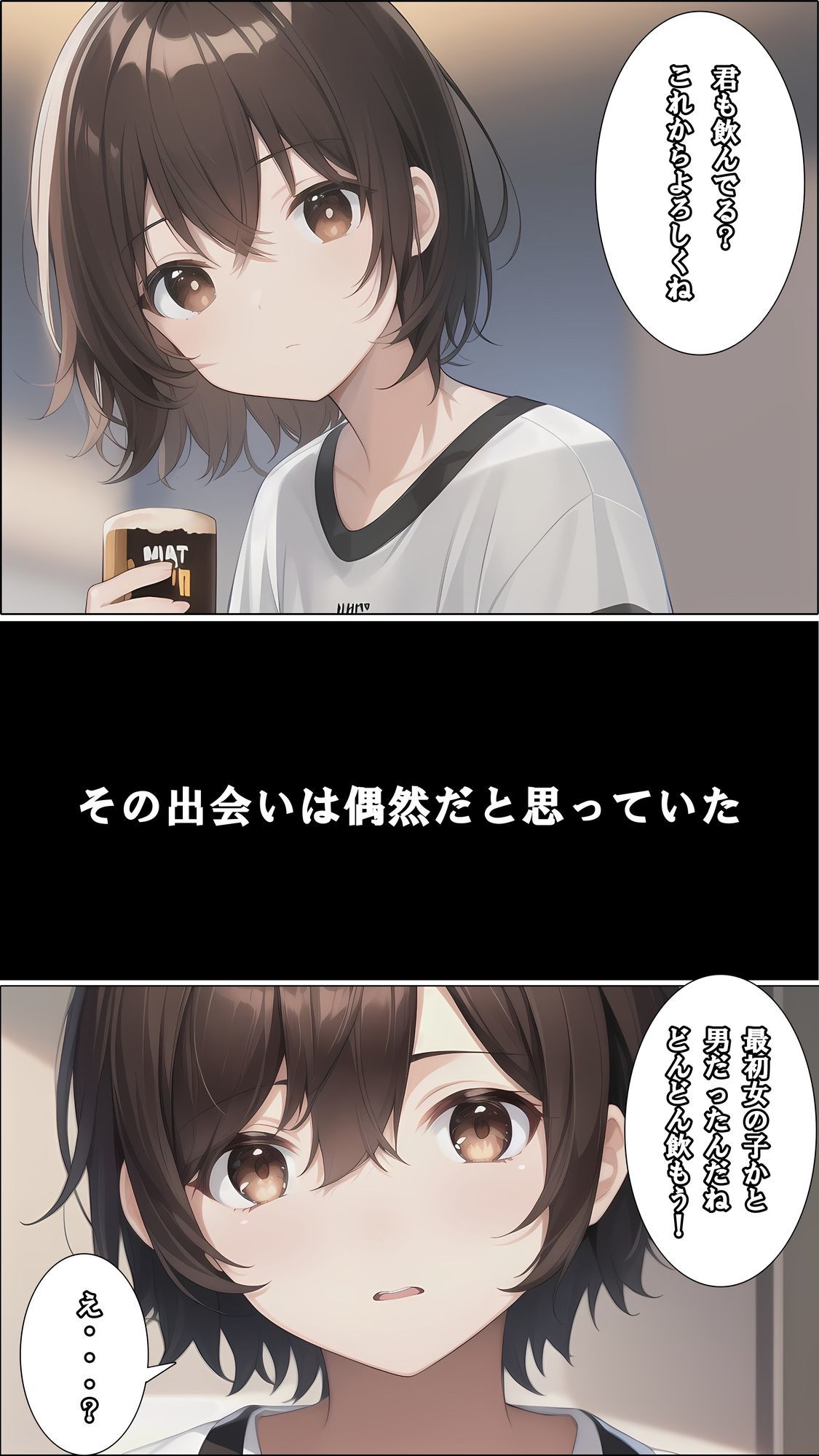 【漫画版】後輩がかわいかったので調教して奴●にしてみた サンプル2ページ目