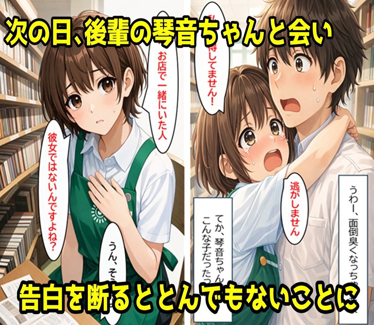 無防備すぎる同級生に、理性が追いつかなかった話 第7話「親友に奪われて、後輩に捕まった」 サンプル10ページ目