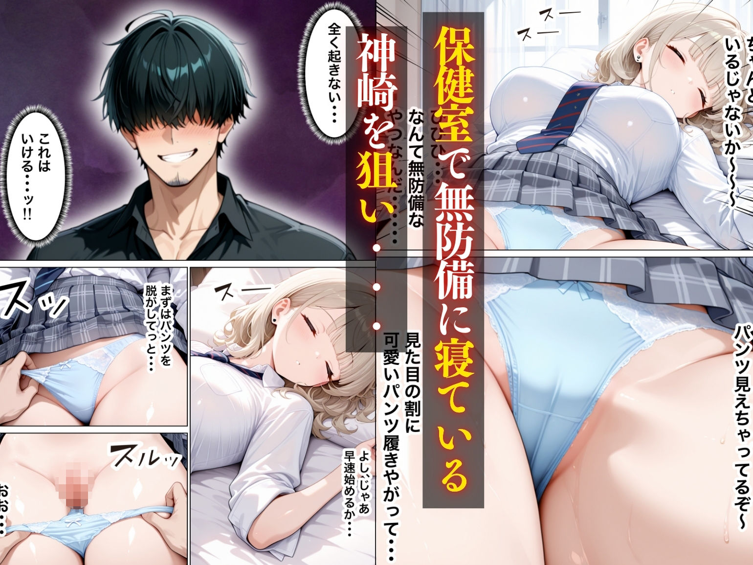 まじめ処女の教え子ギャルがクズ教師に開発される話 サンプル3ページ目