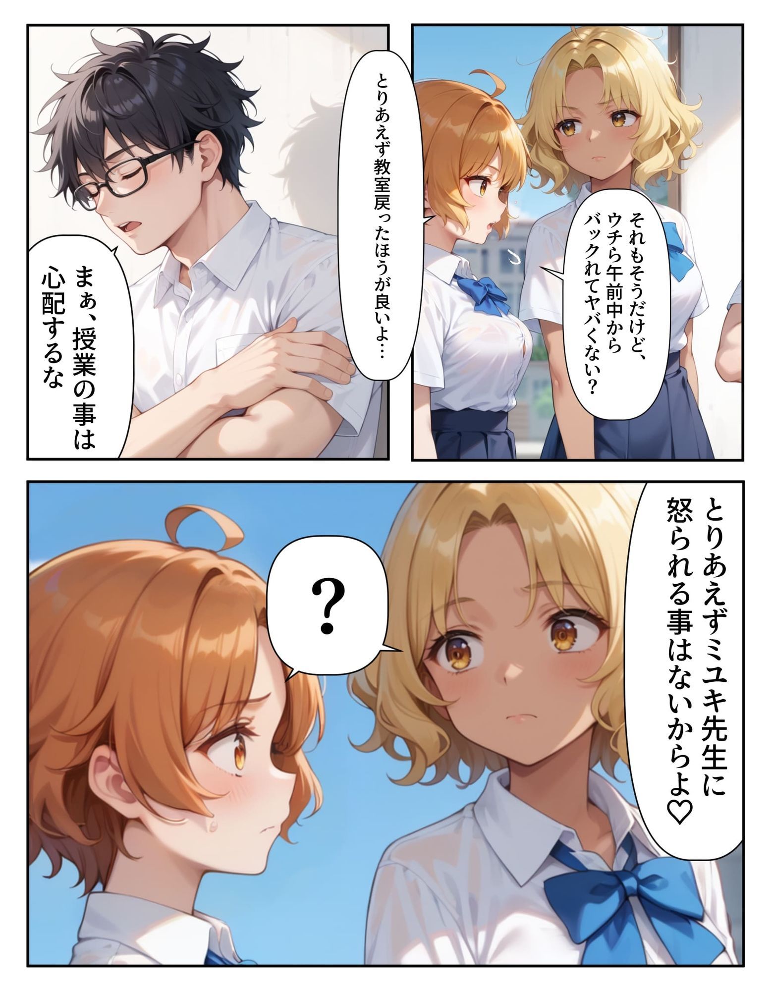 腕時計のリューズを引っ張ったら時間が停止！？好き放題に女子生徒にイタズラした話2 サンプル2ページ目