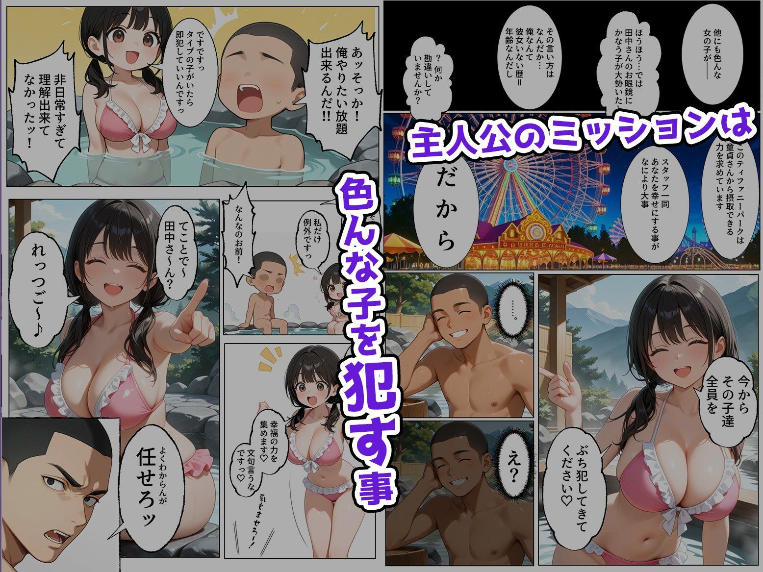 ティファニーパーク〜ここのスタッフ全員犯し放題って本当ですか？〜2話 サンプル3ページ目