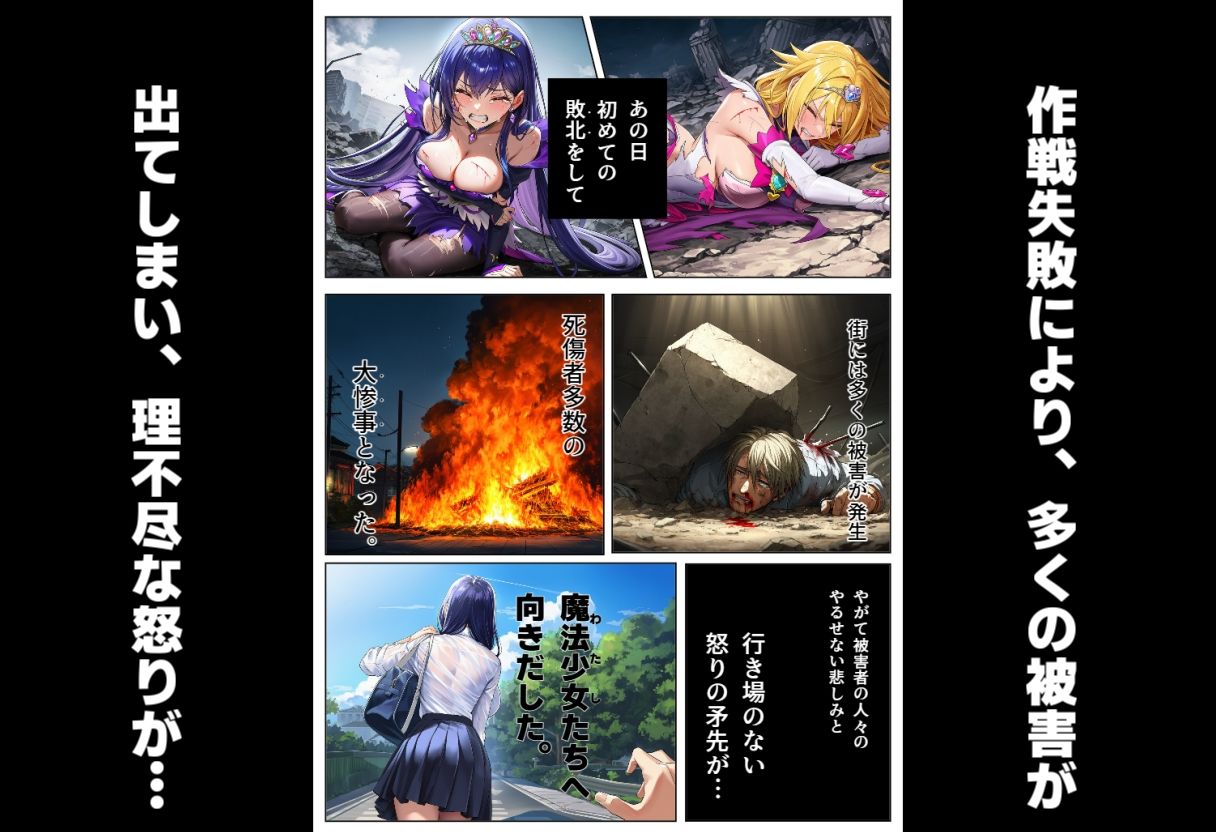 【お試し価格】敗北魔法少女の末路 〜地獄の学校生活編  前編〜 サンプル2ページ目