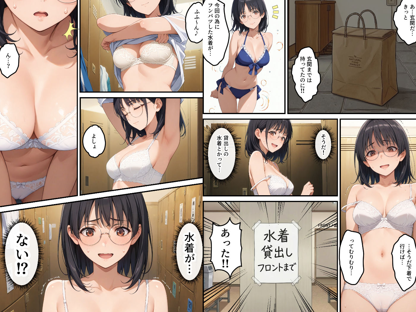社員旅行でヌーディストビーチってバカなのか！？ー完璧新人ちゃんの失敗プラン！ サンプル2ページ目