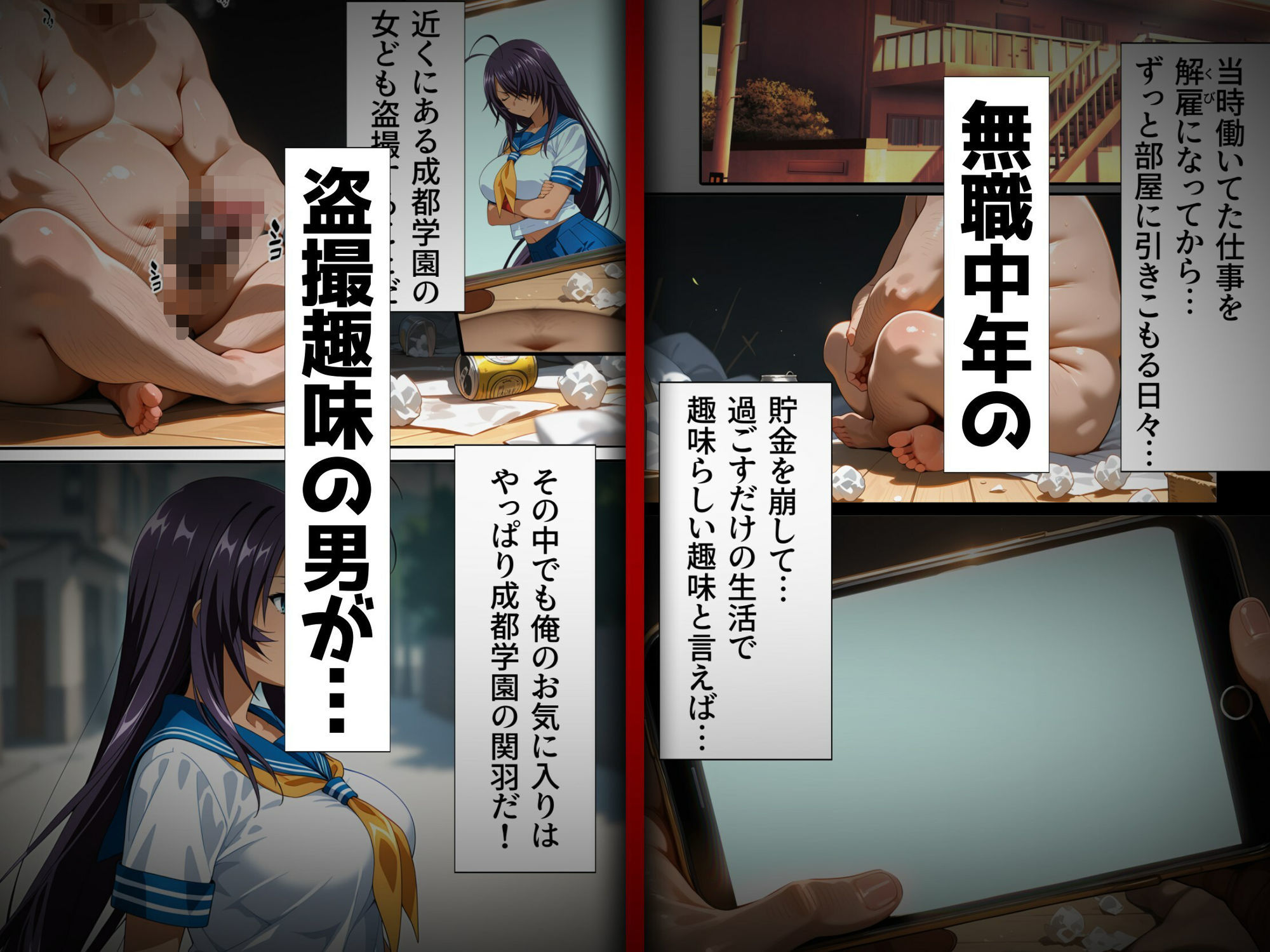 1回きりの催●アプリで闘士二人をヤリたい放題 サンプル1ページ目