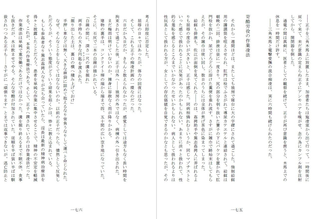 昭和隷淫記 贄花二輪  合気道娘の入淫痴凌篇 サンプル3ページ目