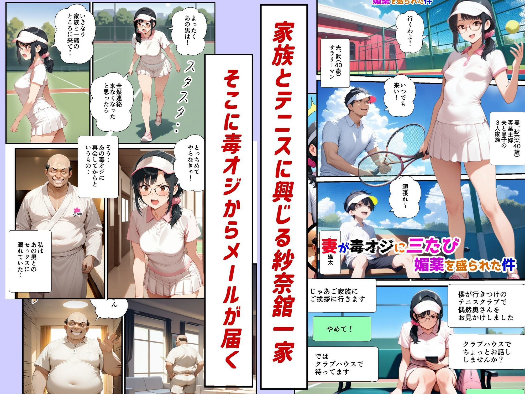 妻が毒オジに媚薬を盛られた件総集編1〜3 サンプル9ページ目