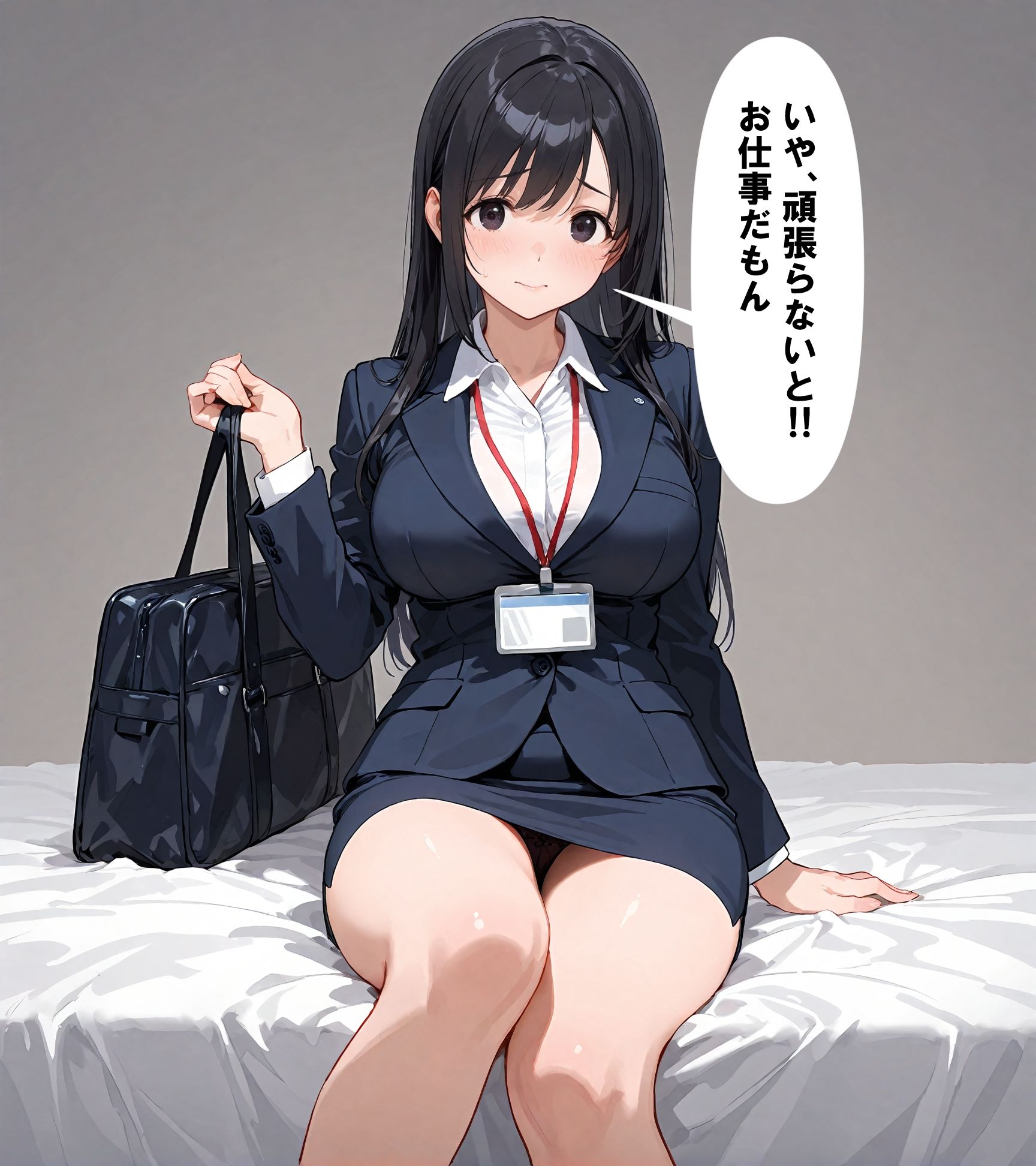 頑張る？新人営業マン サンプル1ページ目