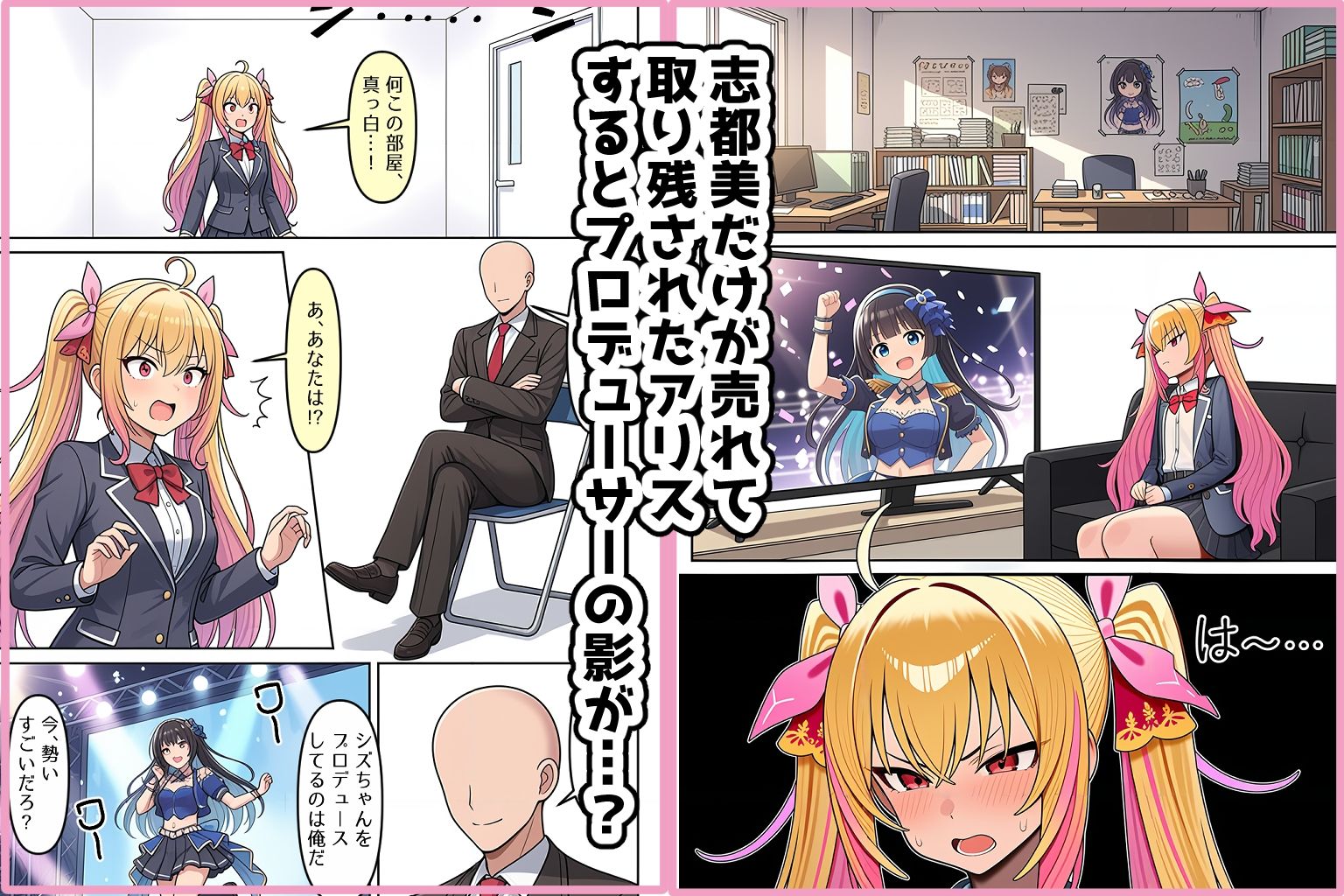 不人気アイドルが枕営業で絶頂に！！ サンプル5ページ目