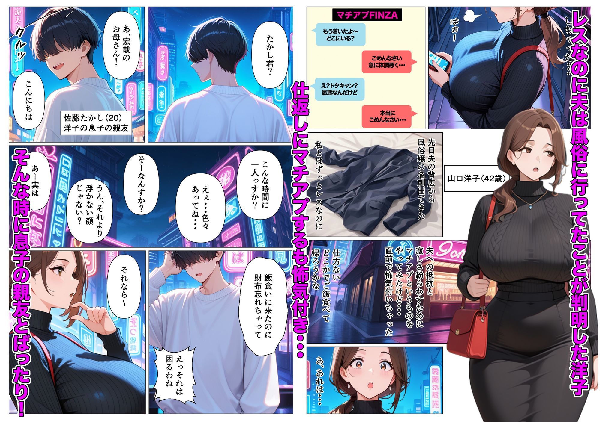 背徳感に負けたGカップむちむち人妻  息子の親友と本能剥き出しセックスした話〜欲求不満母からメスになった夜〜 サンプル2ページ目