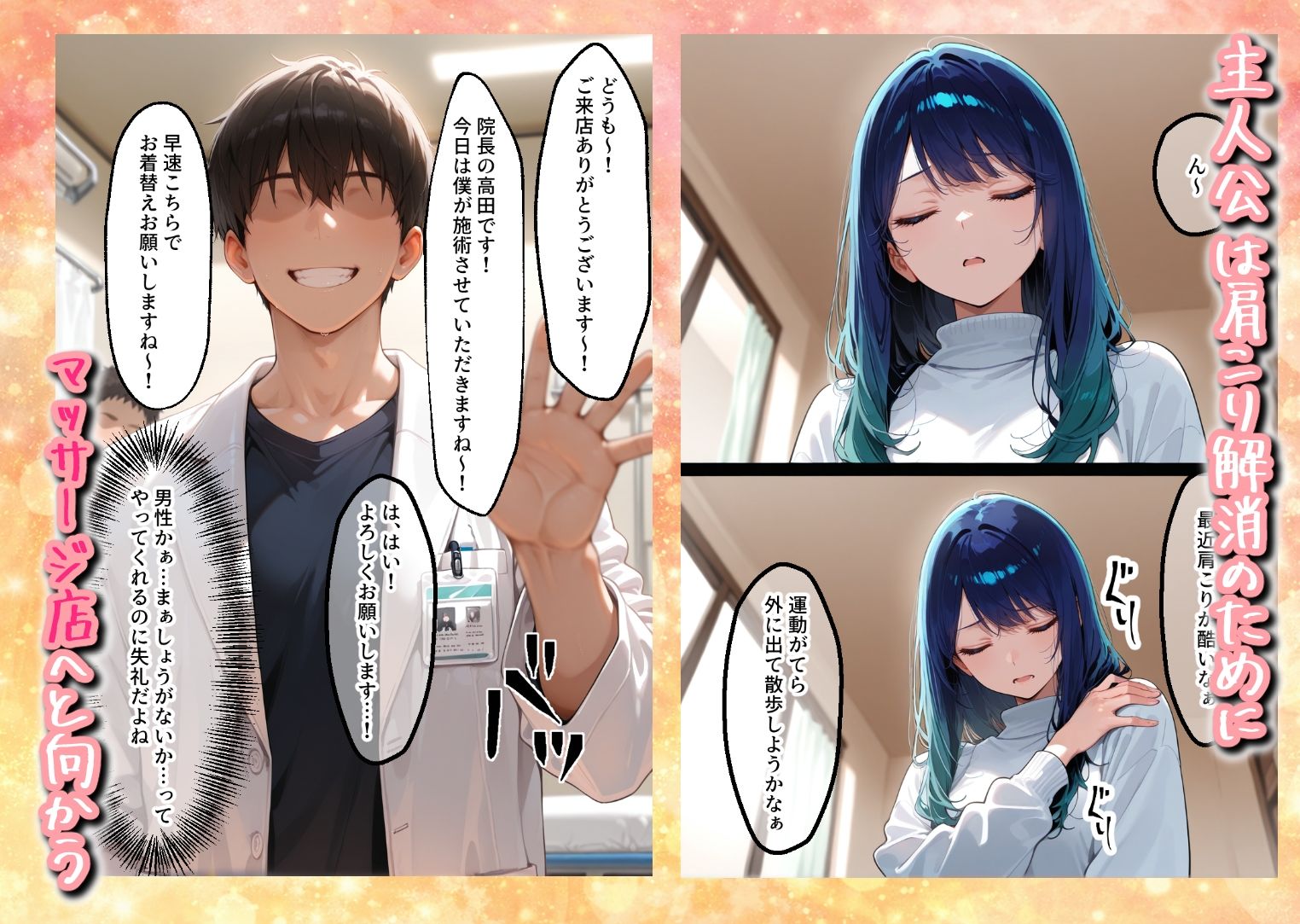 媚薬入りアロマで子宮にキス「先生、これってマッサージですか？」無謀にもイかされまくる話〜女優編〜 サンプル1ページ目