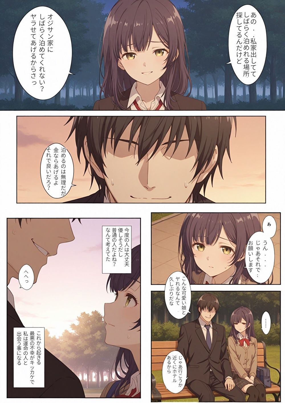 沙○の家出日記2 サンプル8ページ目