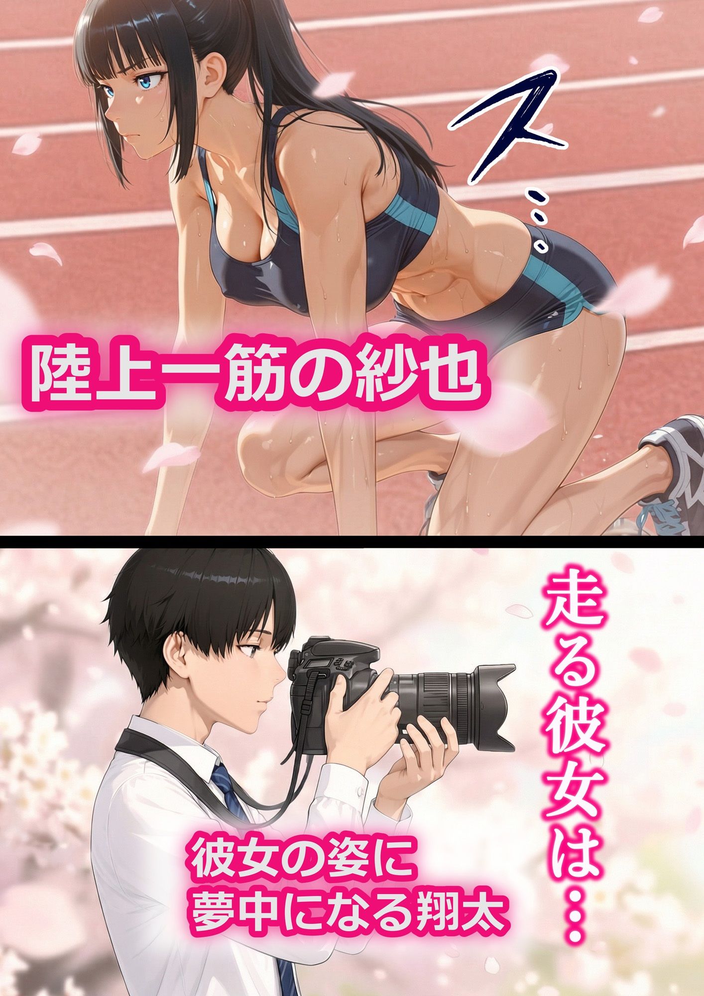 俺の彼女は陸上女子凝縮版 サンプル1ページ目