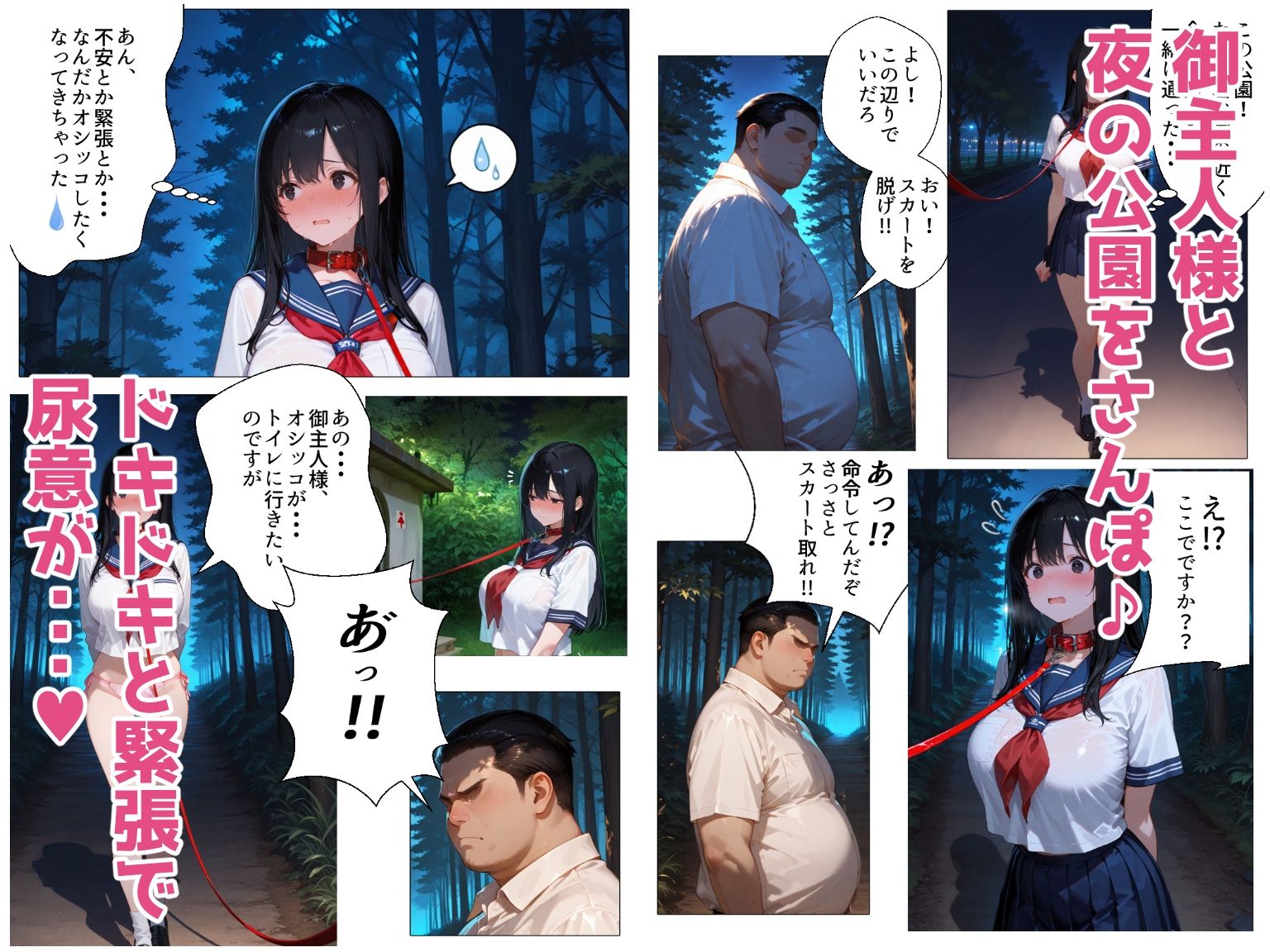 おじさんの性奴●になったユナちゃんの調教日記 サンプル2ページ目