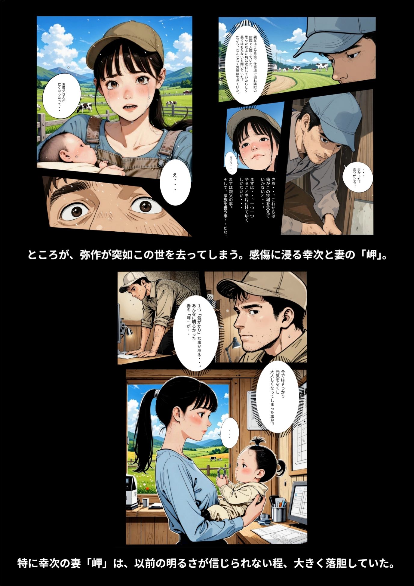 北の大地（上）フルカラー サンプル5ページ目